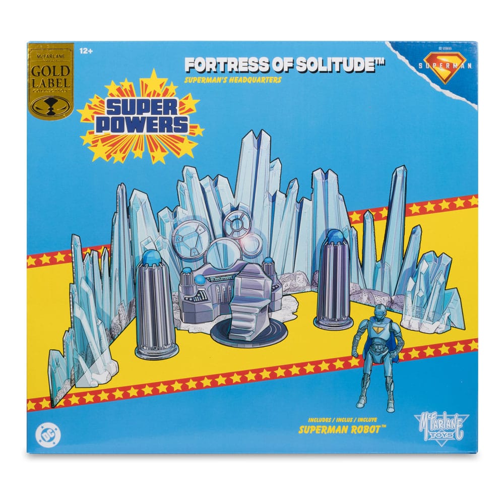 Superman (2025) DC Direct Playset Fortress of Solitude with Superman Robot